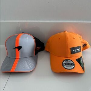 Adult Cap Set - Gray and Orange